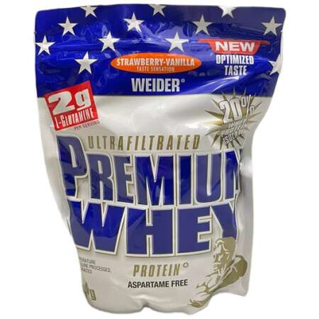 Weider Premium Whey, Strawberry Vanilla - 500g