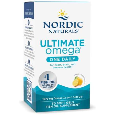 Nordic Naturals Ultimate Omega One Daily, 1075mg Lemon - 30 softgels