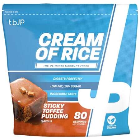 Trained by JP Cream of Rice, Sticky Toffee Pudding - 2000g
