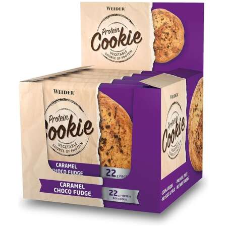 Weider Protein Cookie, Caramel Choco Fudge - 12 x 90g