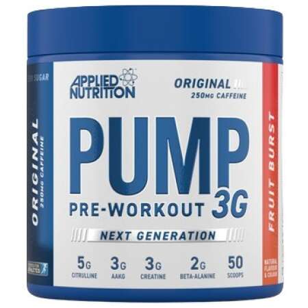 Applied Nutrition Pump 3G Pre-Workout, Fruit Burst - 375g