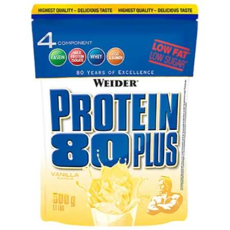 Weider Protein 80 Plus, Vanilla - 500g