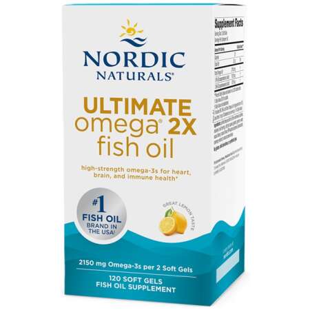 Nordic Naturals Ultimate Omega 2X, 2150mg Lemon (EAN 768990891052) - 120 softgels