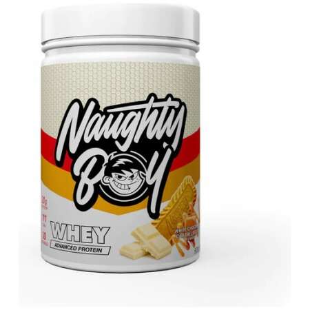 Naughty Boy Advanced Whey, White Chocolate Caramel Biscuit - 900g