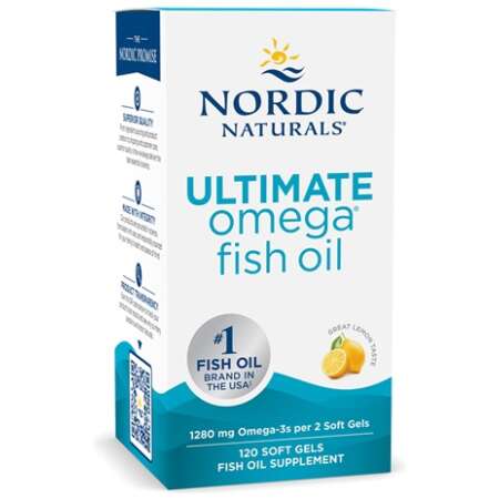 Nordic Naturals Ultimate Omega, 1280mg Lemon - 120 softgels