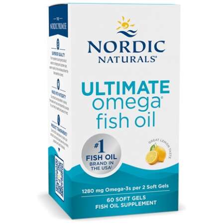 Nordic Naturals Ultimate Omega, 1280mg Lemon (EAN 768990891090) - 60 softgels