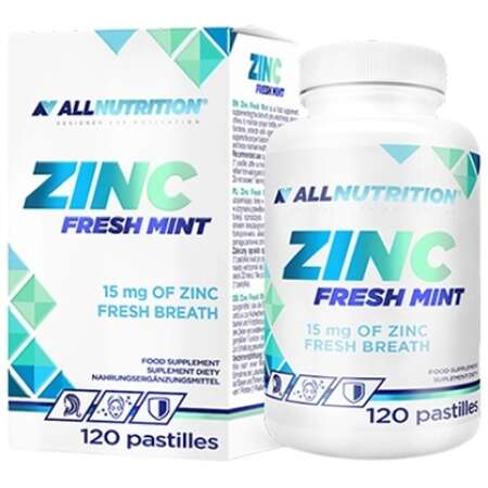 Allnutrition Zinc, 15mg (Fresh Mint) - 120 pastilles