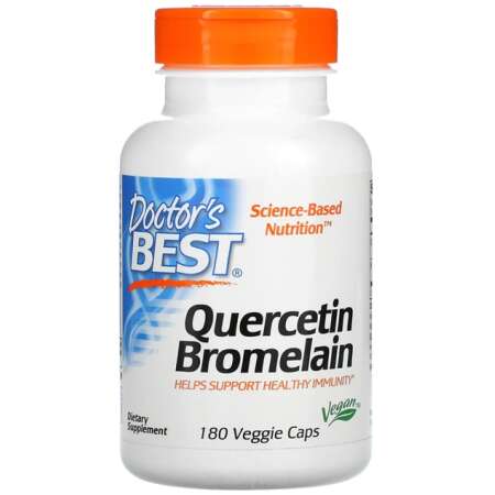 Doctor's Best Quercetin Bromelain - 180 vcaps