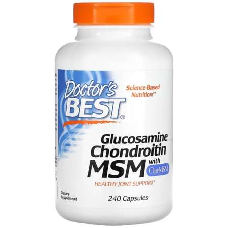 Doctor's Best Glucosamine Chondroitin MSM with OptiMSM - 240 caps