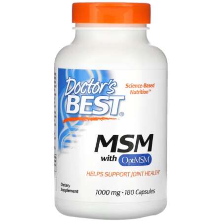 Doctor's Best MSM with OptiMSM, 1000mg - 180 caps