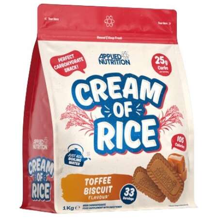 Applied Nutrition Cream of Rice, Toffee Biscuit - 1000g