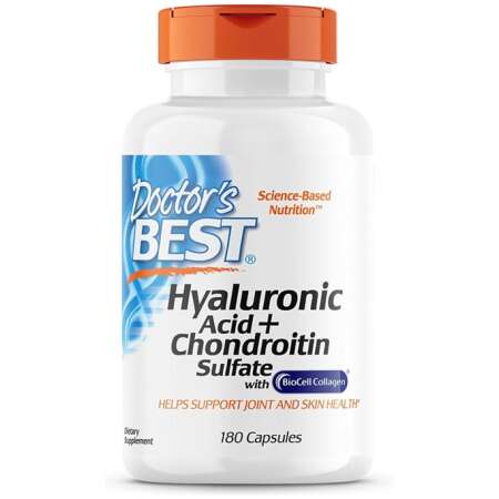 Doctor's Best Hyaluronic Acid + Chondroitin Sulfate with BioCell Collagen - 180 caps