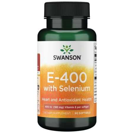 Swanson E with Selenium, 400IU - 90 softgels