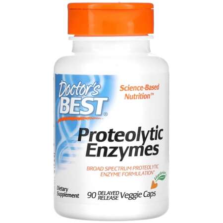 Doctor's Best Proteolytic Enzymes - 90 vcaps