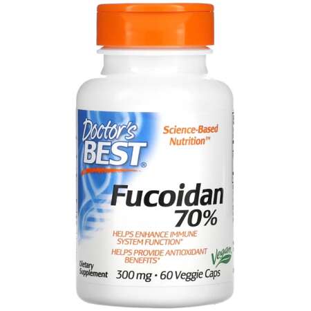 Doctor's Best Fucoidan 70%, 300mg - 60 vcaps