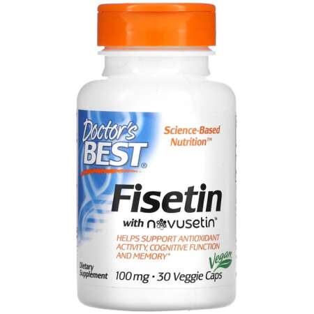 Doctor's Best Fisetin with Novusetin, 100mg - 30 vcaps