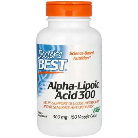 Doctor's Best Alpha-Lipoic Acid, 300mg - 180 vcaps