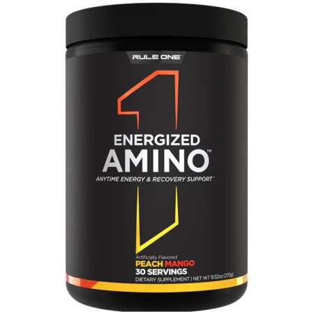 Rule One Energized Amino, Peach Mango - 270g