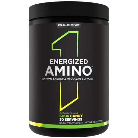 Rule One Energized Amino, Sour Candy - 270g