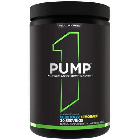 Rule One Pump, Blue Razz Lemonade - 330g