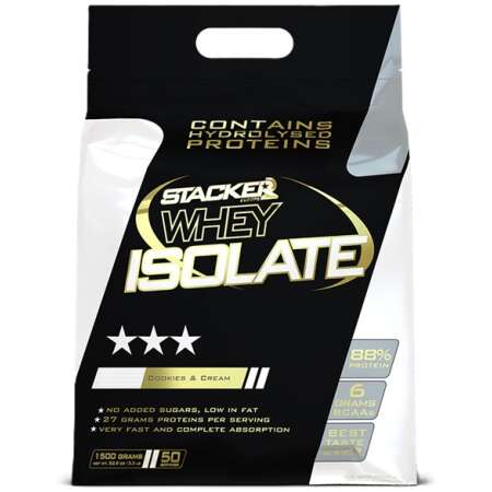 Stacker2 Europe Whey Isolate, Cookies & Cream - 1500g