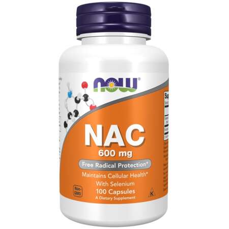 NOW Foods NAC with Selenium, 600mg - 100 caps