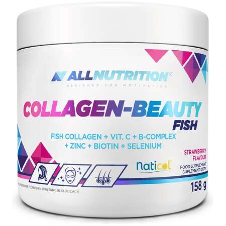 Allnutrition Collagen-Beauty Fish, Strawberry - 158g