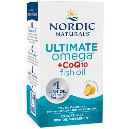 Nordic Naturals Ultimate Omega + CoQ10, 1280mg Lemon (EAN 768990891151) - 60 softgels