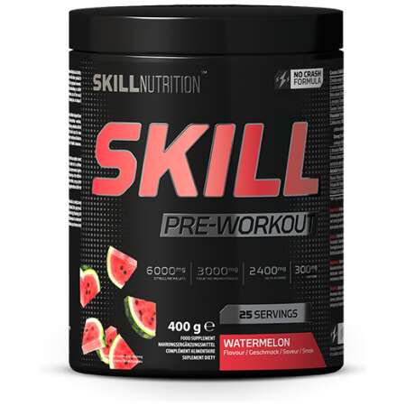 Skill Nutrition Skill Pre-Workout, Watermelon - 400g