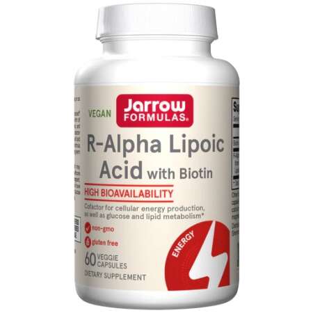 Jarrow Formulas R-Alpha Lipoic Acid with Biotin - 60 vcaps