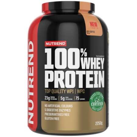Nutrend 100% Whey Protein, Ice Coffee - 2250g