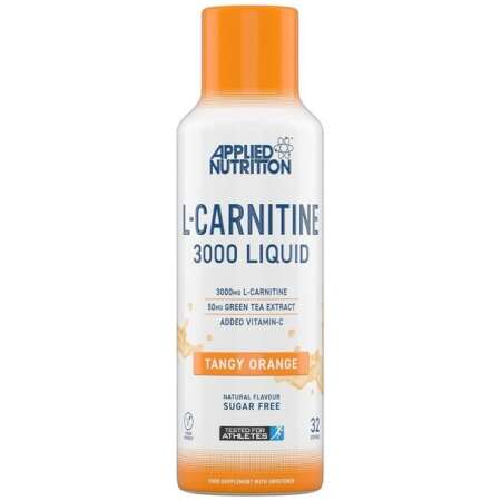 Applied Nutrition L-Carnitine Liquid 3000, Tangy Orange - 480 ml.