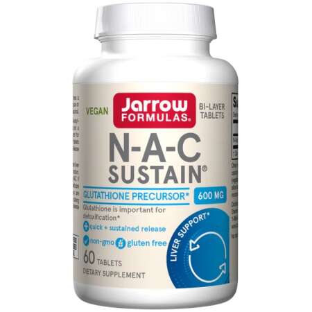 Jarrow Formulas N-A-C Sustain, 600mg - 60 tabs