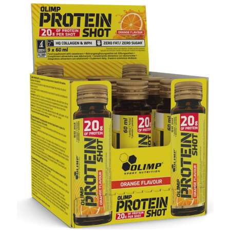 Olimp Nutrition Protein Shot, Orange - 9 x 60 ml.