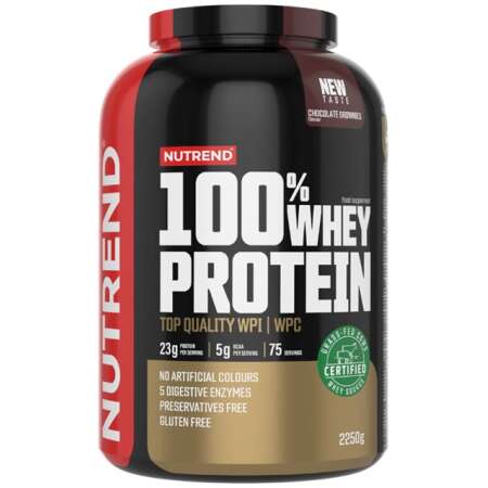 Nutrend 100% Whey Protein, Chocolate Brownies - 2250g