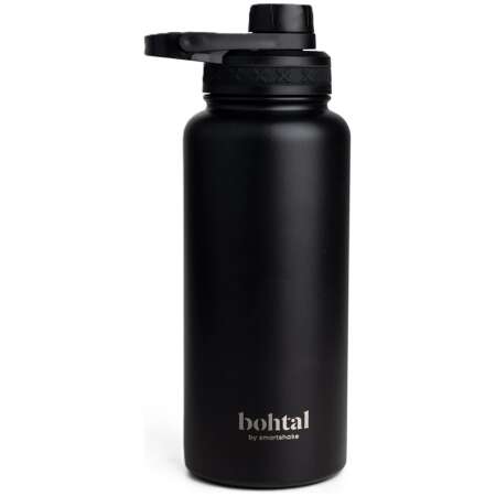 SmartShake Bohtal Insulated Sports Bottle, Black - 960 ml.