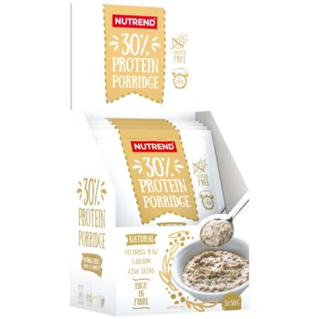 Nutrend 30% Protein Porridge, Natural - 5 x 50g