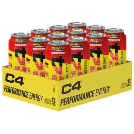 Cellucor C4 Performance Energy, Millions Strawberry - 12 x 500 ml.