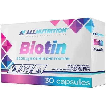 Allnutrition Biotin, 5000mcg - 30 caps