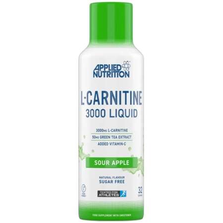 Applied Nutrition L-Carnitine Liquid 3000, Sour Apple - 480 ml.