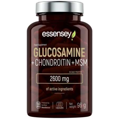 Essensey Glucosamine + Chondroitin + MSM - 120 caps