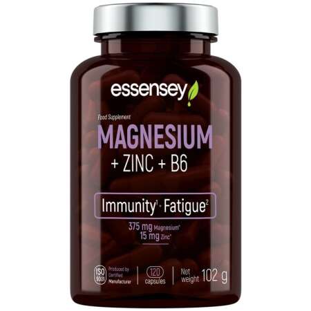 Essensey Magnesium + Zinc + B6 - 120 caps