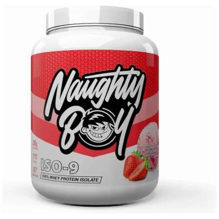 Naughty Boy Iso-9, Strawberry Milkshake - 2010g