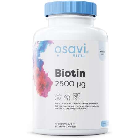 Osavi Biotin, 2500mcg - 180 vegan caps