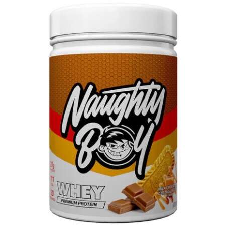 Naughty Boy Advanced Whey, Milk Chocolate Caramel Biscuit - 900g