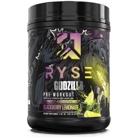 RYSE Godzilla Pre-Workout, Blackberry Lemonade (EAN 850041914176) - 710g