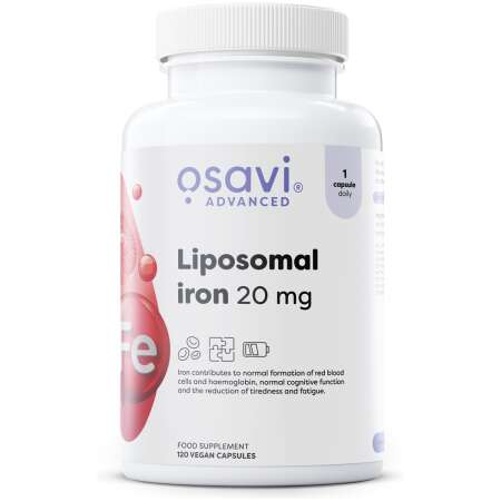 Osavi Liposomal Iron, 20mg - 120 vegan caps