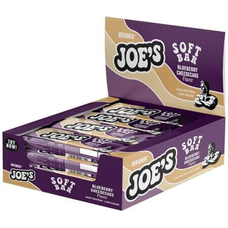 Weider Joe's Soft Bar, Blueberry Cheesecake - 12 x 50g