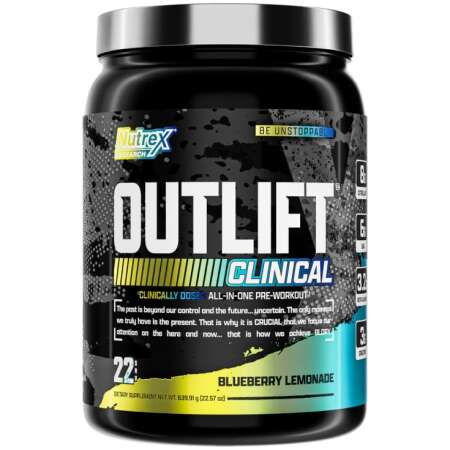 Nutrex OutLift Clinical, Blueberry Lemonade - 640g