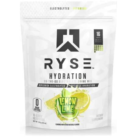 RYSE Hydration Sticks, Lemon Lime - 16 x 6.7g